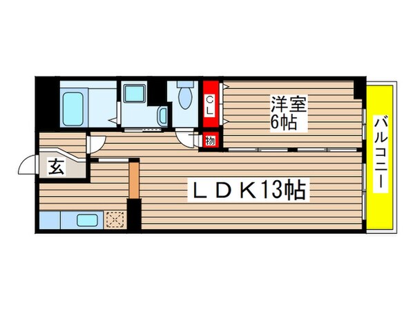 石川橋　セブンの物件間取画像